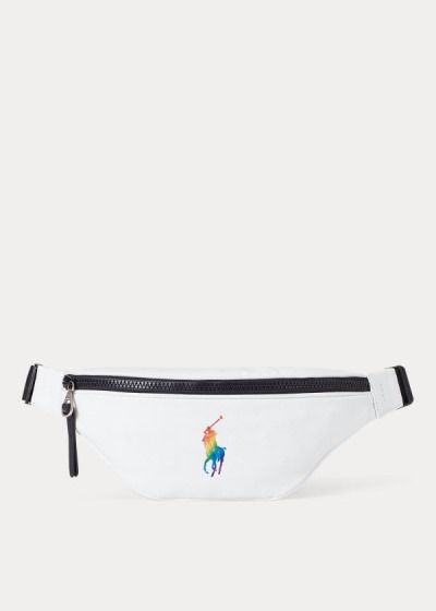 Riñoneras Polo Ralph Lauren Mujer Blancos / Multicolor - Pride Canvas - FRXCQ2638